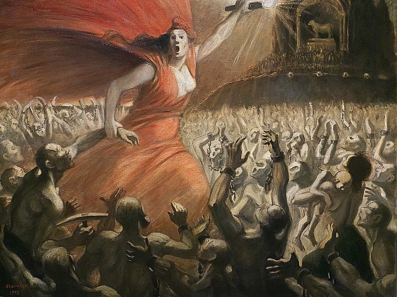 1859-Théophile Alexandre Steinlen - La liberatrice